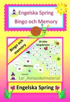 förhandsvisning - Engelska Spring bingo och memory - försättsblad