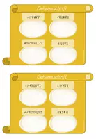Vorschau - Aufgabenkarten - Geheimschrift-Kartei - Lernwörter zu Sprache Stein Papier 3 - Seite 3