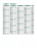 Vorschau - Lehrpläne/Lehrermaterial - Dynamischer Kalender (Excel) - Deckblatt