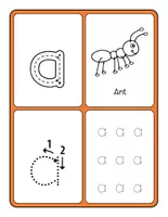 Aperçu - Matériel pour travaux manuels / dessin - PreK Morning Letter and Number Tracing - Page 3