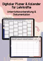 Vorschau - Lehrpläne/Lehrermaterial - Digitaler Schulplaner Jahr 24/25 - Deckblatt