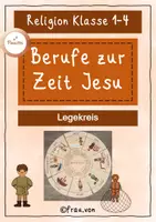 Vorschau - Bildkarten - Legekreis Berufe zur Zeit Jesu - Deckblatt