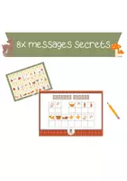 Aperçu - Apprentissages en autonomie - ATELIERS AUTOMNE 8x messages secrets - Page de couverture