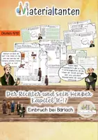 Vorschau - Stundenentwürfe - Der Richter und sein Henker Kapitel 16+17: Einbruch bei Bärlach - Deckblatt