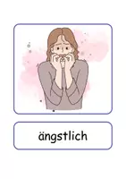 Vorschau - Arbeitsblätter - XXL Lesekarten/Bildkarten Gefühle - DaZ/DaF, Deutsch (Grundschule) - Seite 3