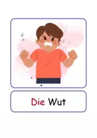 Vorschau - Arbeitsblätter - XXL Lesekarten/Bildkarten Gefühle Einzahl und Mehrzahl - DaZ/DaF, Deutsch (Grundschule) - Seite 2