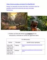 Vista previa - Unidades / Secuencias / Situaciones de Aprendizaje - Línea del tiempo con los dinosaurios - página 3