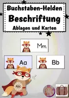 Vorschau - Anderer Materialtyp - Buchstaben-Helden: Beschriftung - Deckblatt