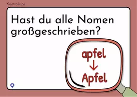 Vorschau - Präsentationen/Tafelbilder - Satz des Tages - Kontroll- und Verbesserungskarten-Set - Seite 3