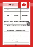 Vorschau - Arbeitsblätter - Canada_Übungsblätter - Deckblatt