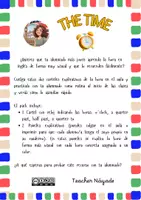 Vista previa - Refuerzo / NEE / Materiales de apoyo - CARTELES AULA- Telling the time - Portada