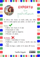 Vista previa - Refuerzo / NEE / Materiales de apoyo - DIPLOMAS Y MEDALLAS EXPERT@ EN PREHISTORIA - página 1