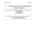 Vorschau - Fördermaterial/Inklusion - Gleichungen mit zwei Variablen Merkblätter - Seite 2