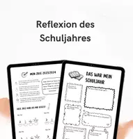 Vorschau - Arbeitsblätter - Material zur Schuljahresreflexion - Deckblatt