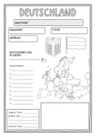 Vorschau - Arbeitsblätter - Deutschland Portfolio (alternative Leistungsbewertung, Präsentationsmappe) - Seite 3