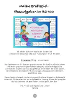 Vorschau - Mal- und Bastelvorlagen - Doppelpack "Brettspiel + Spiel- & Rätselmatte Plusaufgaben ZR 100" | Mathematik Klasse 2 | Mathe Spiele Klasse 2 | Addition bis 100 - Seite 2