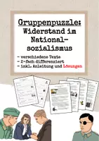 Vorschau - Arbeitsblätter - Widerstand im Nationalsozialismus - Gruppenpuzzle - Deckblatt