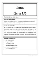 Vorschau - Stundenentwürfe - Jona - eine Unterrichtsreihe ganz ohne Arbeitsblätter Klasse 2/3 - Seite 2