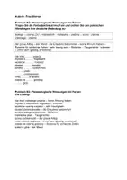 Vorschau - Arbeitsblätter - Polnisch B2: Phraseologische Wendungen mit Farben - mit Lösung - Deckblatt