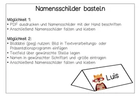 Vorschau - Mal- und Bastelvorlagen - Buchstaben-Helden: Namensschilder - Seite 3