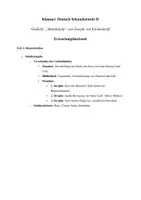 Vorschau - Arbeitsblätter - Klausur Lyrik - Sek II - „Mondnacht“ von Joseph von Eichendorff - Klausur mit EWH - Seite 3