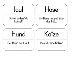 Vorschau - Bildkarten - Lernwörterkarten mit Sätzen Flex und Flora 2 - Seite 2