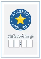 Vorschau - Präsentationen/Tafelbilder - ⭐️ 🤫 Klassenrekord - Stille, Arbeitszeit, Hausübungen - Seite 3