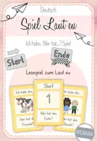 Vorschau - Spiele - Lesespiel : Ich habe - wer hat? Zum Laut eu - Deckblatt