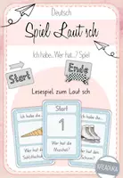 Vorschau - Spiele - Lesespiel : Ich habe - wer hat? Zum Laut sch - Deckblatt