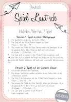 Vorschau - Spiele - Lesespiel : Ich habe - wer hat? Zum Laut sch - Seite 1