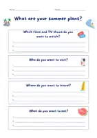 Vorschau - Arbeitsblätter - Pauker Englisch - Summer Plans (Differenzierte Wortschatzübungen) - Seite 1