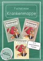 Vorschau - Anderer Materialtyp - Fuchsklasse - Krankenmappe / Krankenpost - Deckblatt