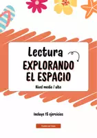 Vorschau - Arbeitsblätter - Lectura y ejercicios "Explorando el espacio" - Deckblatt