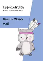 Vorschau - Arbeitsblätter - Lesekontrollen: M. Muser - Weil. (inkl. Lösung) - Deckblatt