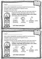 Vorschau - Arbeitsblätter - Infozettel Vokabelheft Englisch - Deckblatt