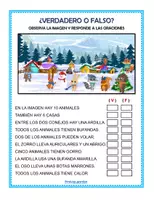 Vista previa - Juegos / Gamificación - Invierno: Verdadero o Falso - Retos comprensión lectora - página 3