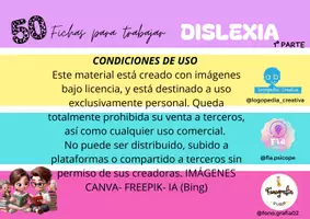 Vista previa - Hojas de trabajo - DISLEXIA (Primera Parte) - página 2