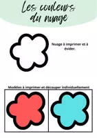 Aperçu - Feuilles d'exercices - Les couleurs du nuage - Page 1