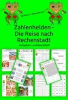 Vorschau - Spiele - Zahlenhelden - Die Reise nach Rechenstadt - fachübergreifendes Arbeits-und-Bastelheft - Deckblatt
