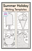 anteprima - Esercizi - Summer Holiday - Writing Templates - Pagina di copertina