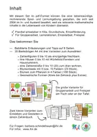 Vorschau - Stationenlernen - Zahlenland Bildkarten: Zahlenraum 0 bis 10 mit Kinderaugen - Seite 1