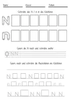 Vorschau - Unterrichtsreihen - Neugieriger Spaß mit dem Buchstaben N/n - Seite 3