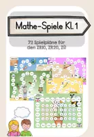 Vorschau - Spiele - Rechenspiele für den ZR10, ZR20, ZÜ - Kl.1 #edukisommerschnapper - Deckblatt