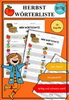 Vorschau - Spiele - Wortschatz Herbst Materialpaket für die Grundstufe DaF DaZ - Seite 1
