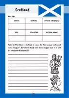Vorschau - Arbeitsblätter - Scotland Übungsblätter - Deckblatt