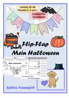 Vorschau - Mal- und Bastelvorlagen - Flip-Flap Mein Halloween - Deckblatt