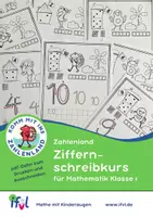 Vorschau - Arbeitsblätter - Ein Zahlenland Ziffernschreibkurs 0 bis 10 - Deckblatt