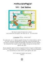 Vorschau - Spiele - Mathe Brettspiel: Kleines 1x1 "2er Reihe" | Malaufgaben Klasse 2 | 1x1 Spiele | Mathe Klasse 2 | Rechnen im ZR 100 | Einmaleins Spiel - Seite 1