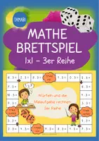 Vorschau - Spiele - Mathe Brettspiel: Kleines 1x1 "3er Reihe" | Malaufgaben Klasse 2 | 1x1 Spiele | Mathe Klasse 2 | Rechnen im ZR 100 | Einmaleins Spiel - Deckblatt