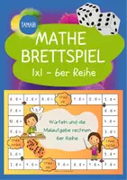 Vorschau - Spiele - Mathe Brettspiel: Kleines 1x1 "6er Reihe" | Malaufgaben Klasse 2 | 1x1 Spiele | Mathe Klasse 2 | Rechnen im ZR 100 | Einmaleins Spiel - Deckblatt
